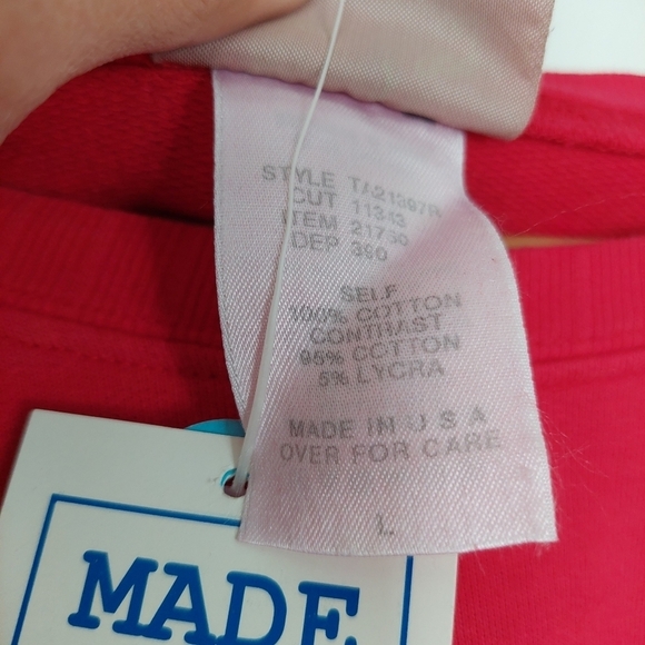 Blue Cactus Sport Red Dead Stock Sweater NWT Size L - Picture 5 of 9